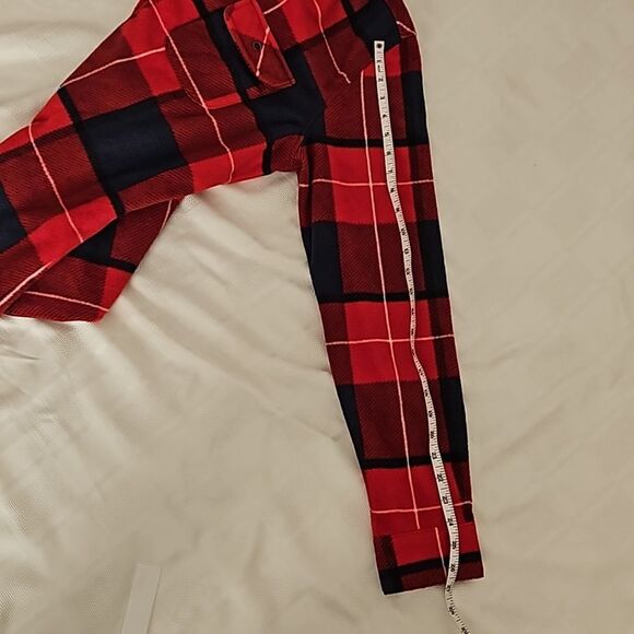 Ripzone Men's Flannel Buffalo Plaid Button-Down Long Sleeves Shirt XL Red/ Blue - Picture 10 of 16